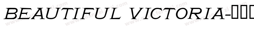 Beautiful Victoria字体转换